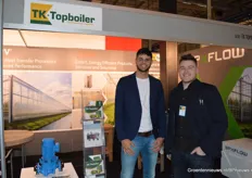 Tobias Kleiweg met de nieuwe man bij TK-Topboliers: Tom van Reeven.